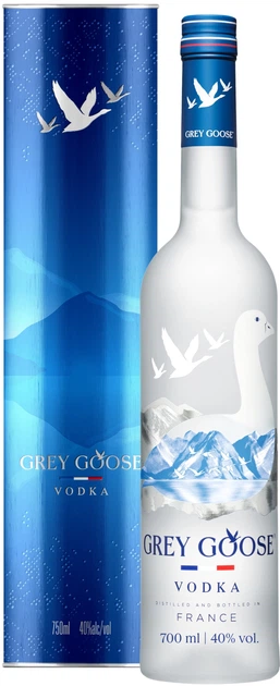 Водка Grey Goose 0.7 л 40% в металлической коробке (7640175712891