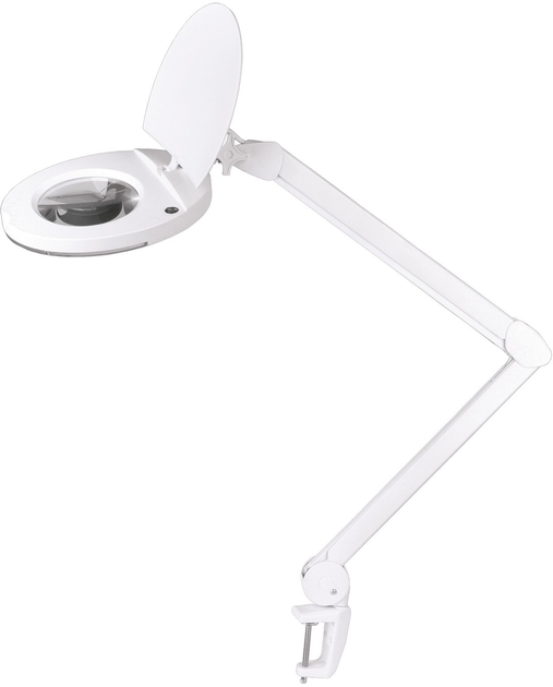 Lampa warsztatowa z lupą Rebel 5D 8W (5901890077224) - obraz 1