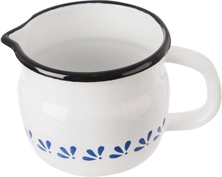 Kubek Orion Modrobila emaliowany biały 800 ml (8592381166717) - obraz 2