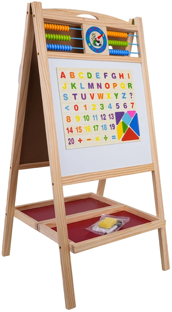 Tablica drewniana z liczydłem + akcesoria (5903864975260) - obraz 5