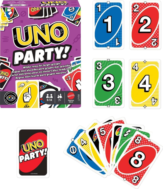 Настільна гра Mattel Uno (англійська версія) (194735342402) - зображення 7