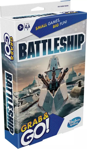 Настільна гра Hasbro Grab and Go Statki Battleship (англійська версія) (5010996163394) - зображення 2