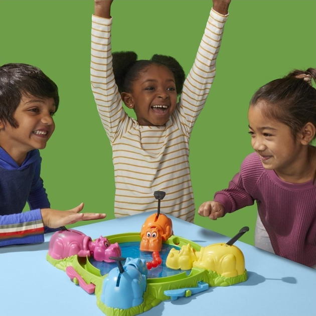 Настільна гра Hasbro Hungry Hippos (грецька версія) (5010996207814) - зображення 3