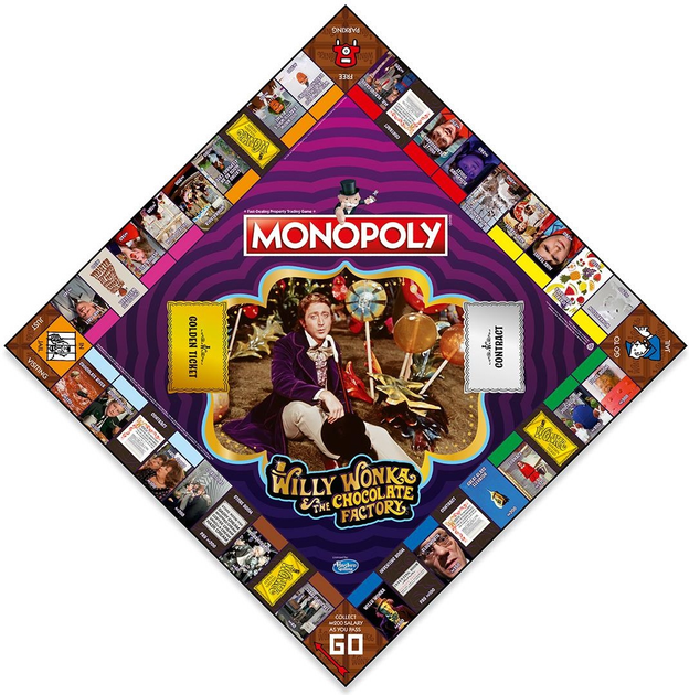 Настільна гра Winning Moves Monopoly Willy Wonka and the Chocolate Factory (англійська версія) (5036905052207) - зображення 3