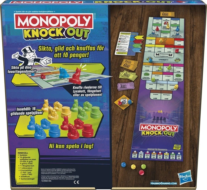 Настільна гра Hasbro Monopoly Knockout (англійська версія) (5010996333773) - зображення 7