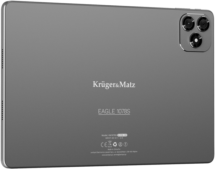 Планшет Kruger&Matz EAGLE 1078S Wi-Fi LTE 8/256GB Grey (5901890122825) - зображення 4