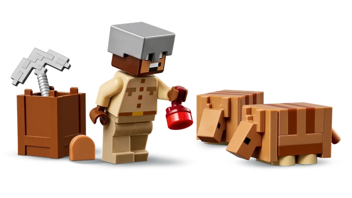 Конструктор LEGO Minecraft Шахтная экспедиция Броненосец (The Armadillo Mine Expedition) 21269 - изображение 6