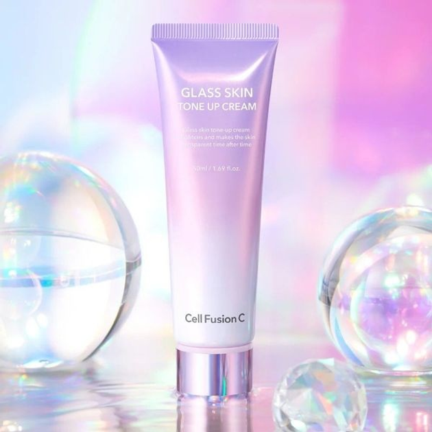 Крем для обличчя Cell Fusion C Glass Skin Tone up 50 мл (8809694625450) - зображення 2