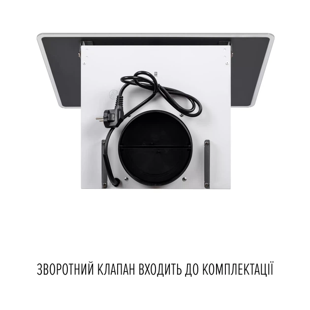 Вытяжка декоративная наклонная PERFELLI VIO 5HW BIANCO - изображение 9