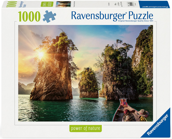 Puzzle Ravensburger Trzy skały w Cheow, Tajlandia 1000 elementów 12000001 (4005555000013) - obraz 1