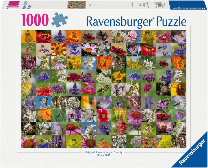 Пазл Ravensburger 99 бджіл 1000 елементів 12000617 (4005555006176) - зображення 1