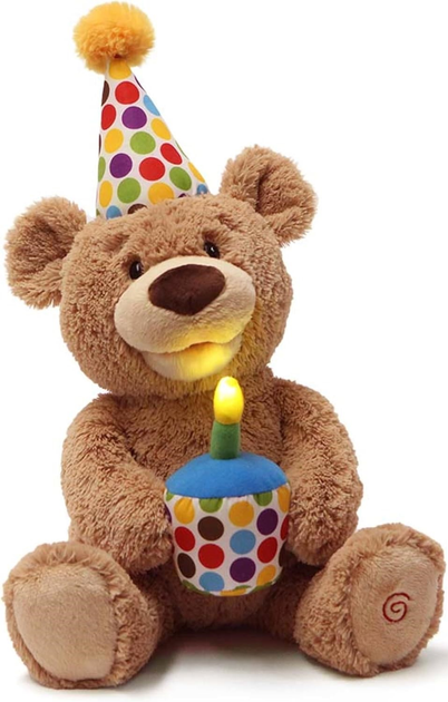 Zabawka interaktywna pluszowa animowana Gund Happy Birthday Miś 43 cm (6052872) (28399101221) - obraz 2