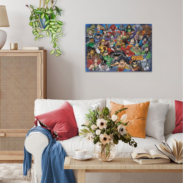 Puzzle Ravensburger Challenge DC Comics 1000 elementów 12000565 (4005555005650) - obraz 4