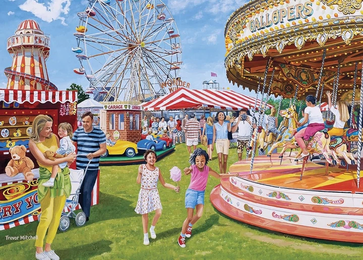 Пазл Ravensburger Веселе містечко 1000 елементів 12000173 (4005555001737) - зображення 2