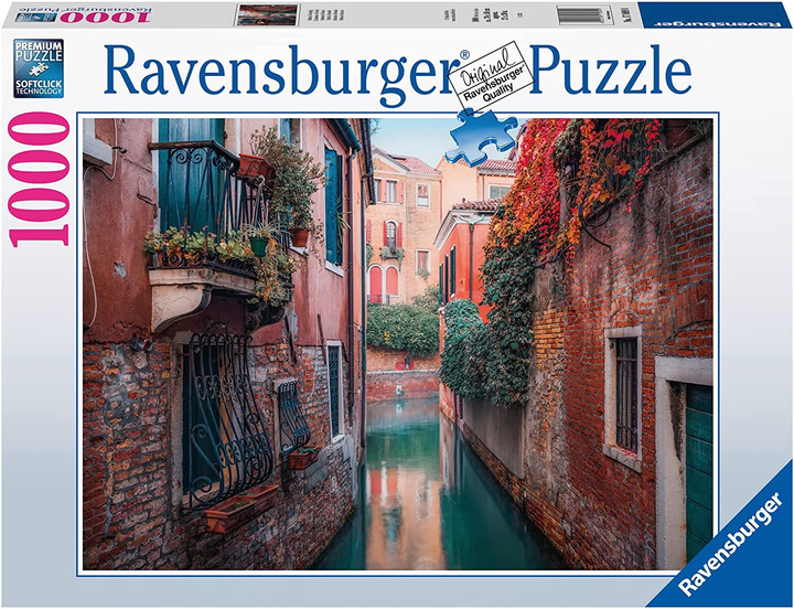 Puzzle Ravensburger Jesień w Wenecji 1000 elementów 12000581 (4005555005810) - obraz 1