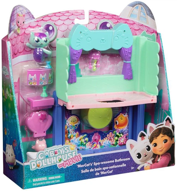 Zestaw do zabawy Gabby's Dollhouse Kino, Balkon-portal, Spa 10 el 6074306 (681147088481) - obraz 2