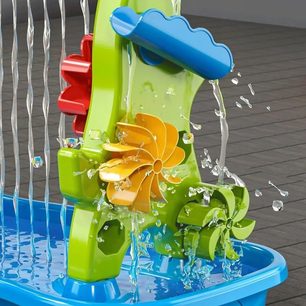 Stolik wodny Woopie 6 w 1 Piaskownica ogromny aquapark wodospad tor wodny 6-poziomowy modułowy 55716 (5906280655716) - obraz 6