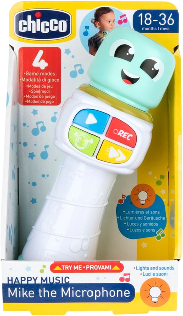 Музична іграшка Chicco Happy Music Мікрофон Майк (12121.00) - зображення 4