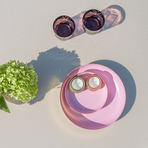 Декоративна миска My Home Soft Gold Pink 25 x 25 x 5 см (5907078435787) - зображення 3