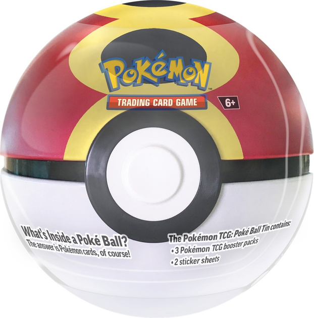 Набір карток колекційних Pokemon TCG Poke Ball Tin 2025 6 шт Випадкові коліри (ZES196214117792) - зображення 8