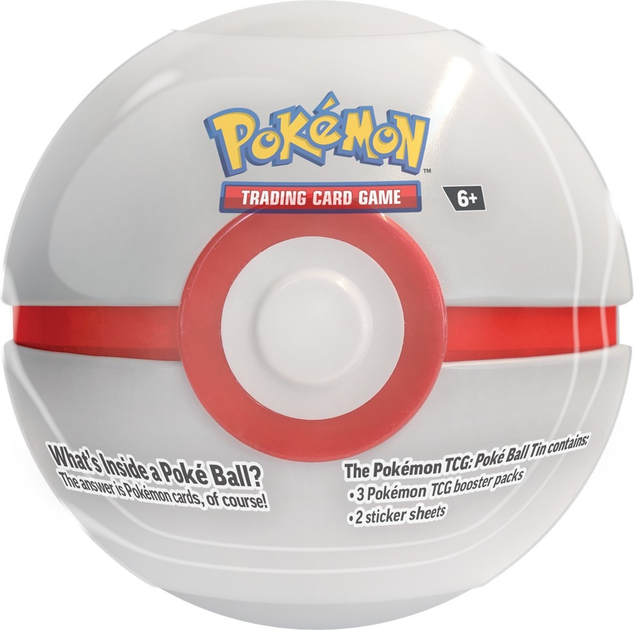 Набір карток колекційних Pokemon TCG Poke Ball Tin 2025 6 шт Випадкові коліри (ZES196214117792) - зображення 10