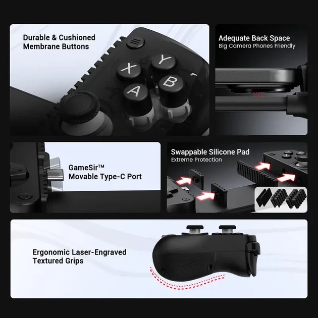 GameSir X5 Lite – мобильный геймпад с Hall Effect джойстиками