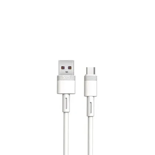 Кабель XO NB-Q166 fast charging usb cable for Type-c 5A/1m Білий - Фото 1 Кабель XO NB-Q166 fast charging usb cable for Type-c 5A/1m Білий - изображение 1