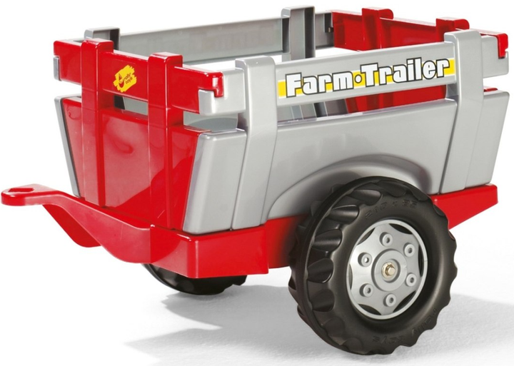 Traktor na pedałach Rolly Toys Junior RT z przyczepą i łyżką Czerwony (4006485811397) - obraz 2