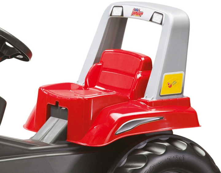 Traktor na pedałach Rolly Toys Junior RT z przyczepą i łyżką Czerwony (4006485811397) - obraz 5