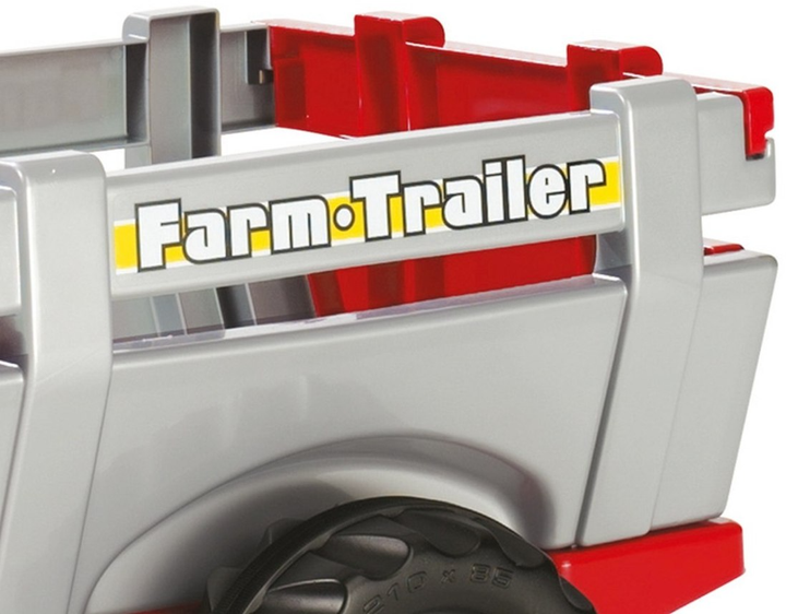 Traktor na pedałach Rolly Toys Junior RT z przyczepą i łyżką Czerwony (4006485811397) - obraz 8