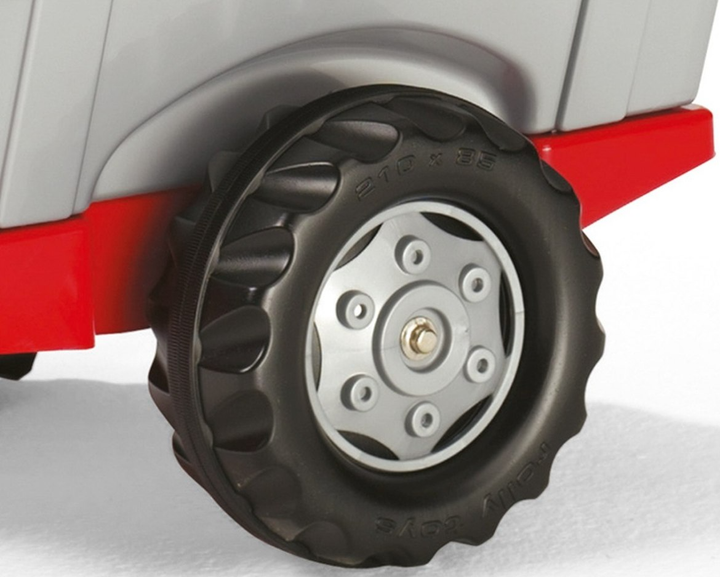 Traktor na pedałach Rolly Toys Junior RT z przyczepą i łyżką Czerwony (4006485811397) - obraz 9