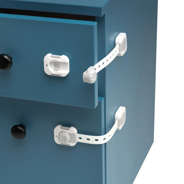 Zabezpieczenia szaf i szuflad Sipo z funkcją Smart Lock Białe 6 szt. (5904717760606) - obraz 6