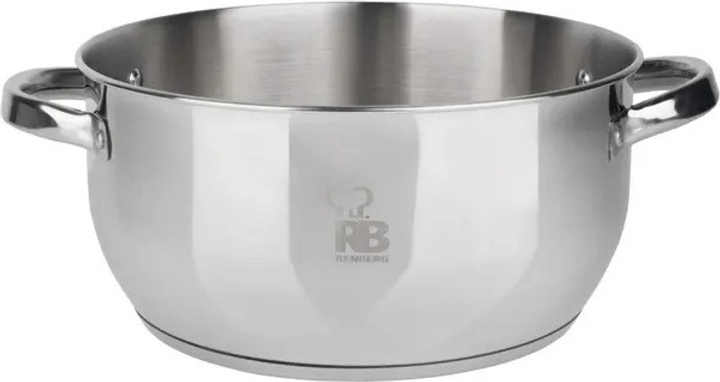 Набір кухонного посуду RENBERG Silver 4 каструлі з кришкою + 2 аксесуари 10 елементів (6941349592648) - зображення 3