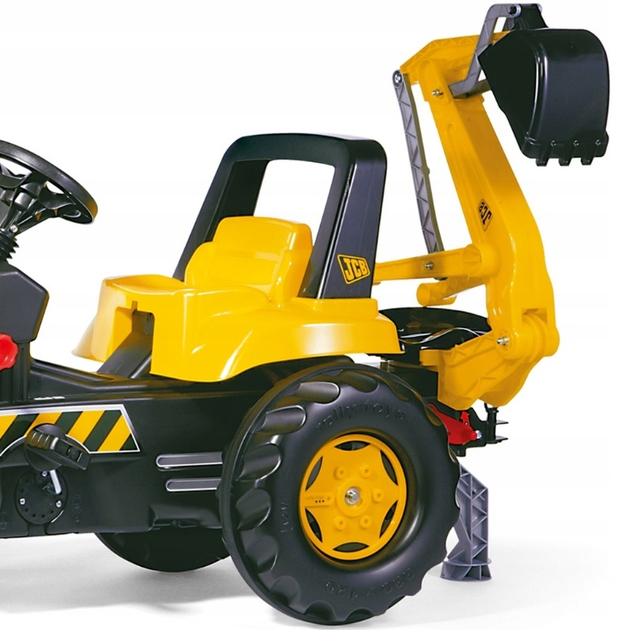 Traktor na pedałach Rolly Toys Junior JCB z przyczepą i łyżką (4006485812004) - obraz 5