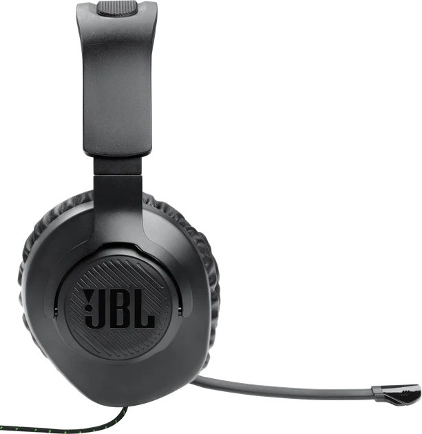 Наушники с микрофоном JBL Quantum 100X Black (JBLQ100XBLKGRN) - Фото 3 Наушники с микрофоном JBL Quantum 100X Black (JBLQ100XBLKGRN) - изображение 3
