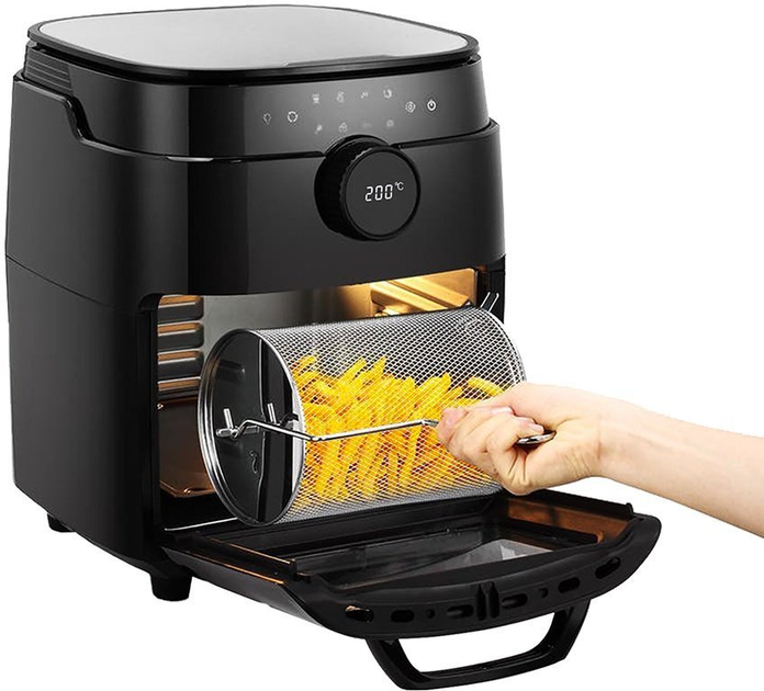 Мультипіч Tesla AirCook & Grill QG800 WiFi (AIRCKQG800WFBLK) - зображення 2