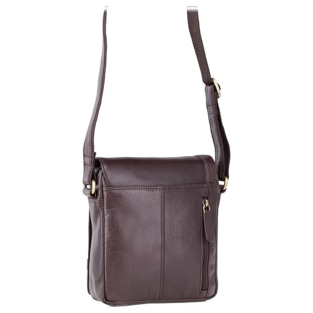 Сумка чоловіча Visconti S7 Messenger Bag A5 (Brown) - изображение 3