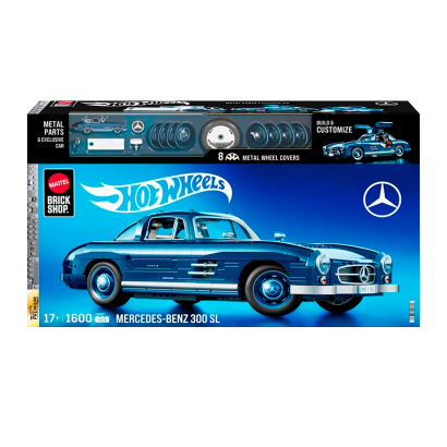 Конструктор Hot Wheels Brick Shop Mercedes-Benz 300 SL 1600