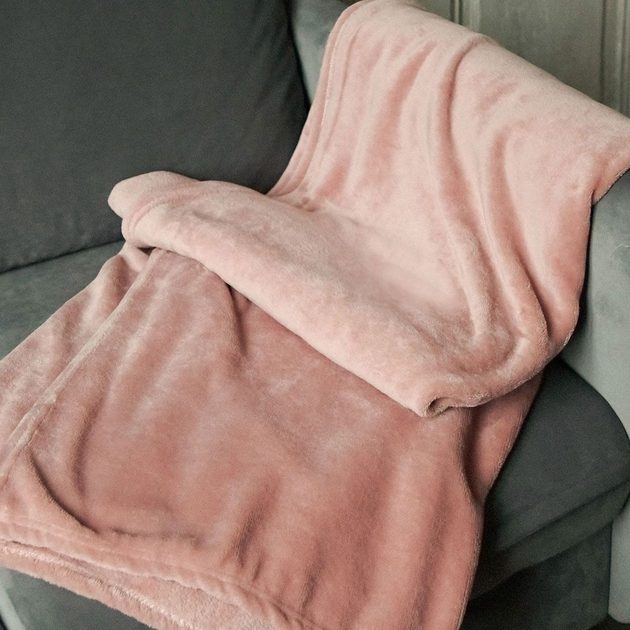 Koc Homla Basic Rote różowy 150 x 200 cm (5902869959633) - obraz 8