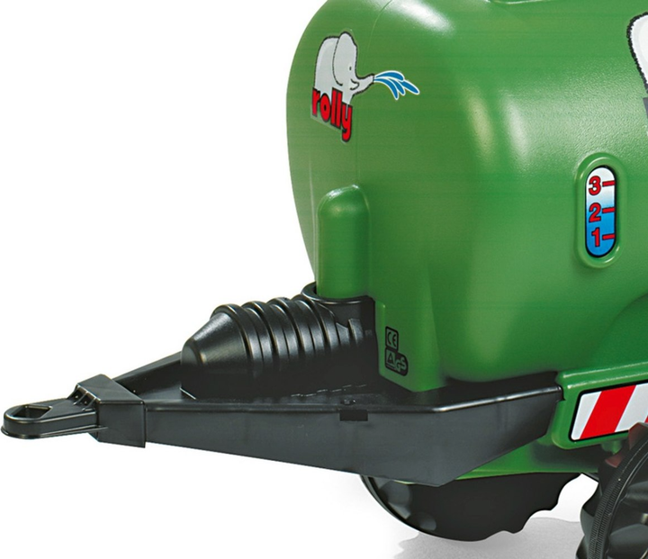 Duża przyczepa-cysterna Rolly Toys Tanker 2-osiowa 30 l Zielona (4006485122653) - obraz 2
