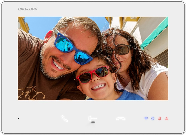 Monitor wideodomofonu Hikvision DS-KH7300EY-WTE2 White - obraz 1