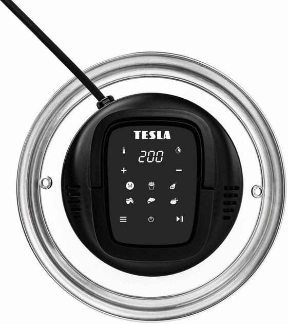 Wielofunkcyjna pokrywa do podgrzewania goracym powietrzem Tesla AirCook Q10 (AIRCKQ10BLK) - obraz 3