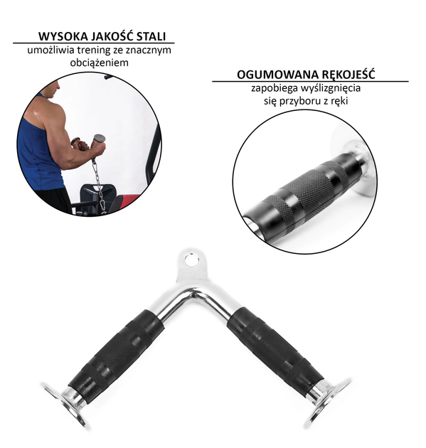 Uchwyt do ćwiczeń HMS UW06 (5907695522457) - obraz 6