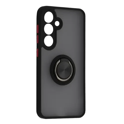 Чохол Gingle Ring Case для Samsung S24 Black - Фото 1 Чохол Gingle Ring Case для Samsung S24 Black - зображення 1