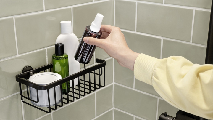 Підставка для душу TESA ALUXX самоклеюча Чорна (405060000000) - зображення 3