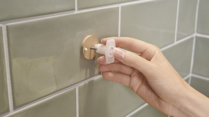 Підставка для душу TESA ALUXX самоклеюча Чорна (405060000000) - зображення 5