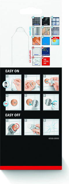 Підставка для душу TESA ALUXX самоклеюча Чорна (405060000000) - зображення 14