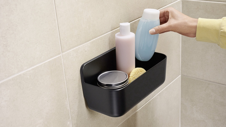 Підставка для душу TESA Lavaa самоклеюча Чорна (405160000000) - зображення 2