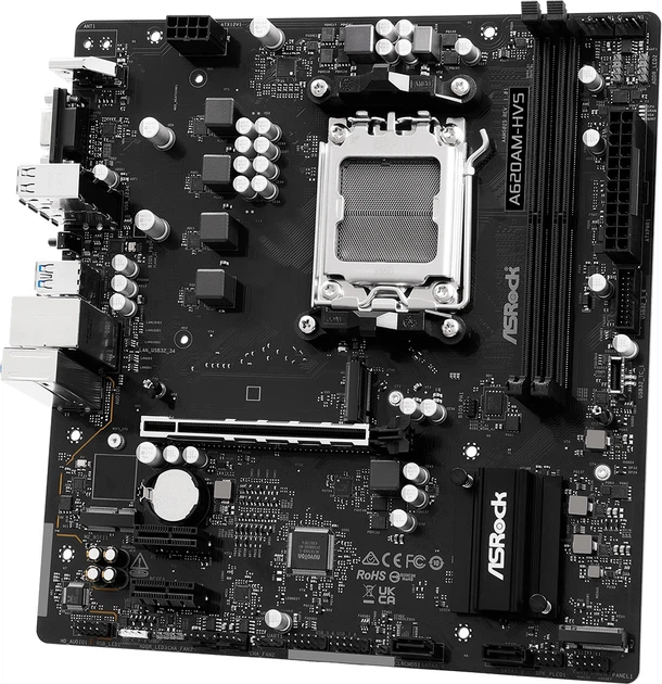 Материнська плата ASRock A620AM-HVS (sAM5, AMD A620A, PCI-Ex16) - зображення 3