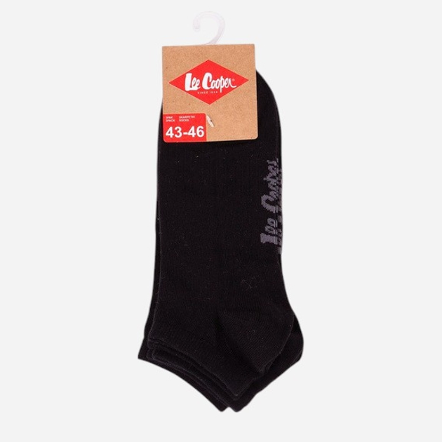 Набір жіночих шкарпеток коротких бавовняних Lee Cooper Snesocks 733 Чорний (5906598088206) - зображення 2
